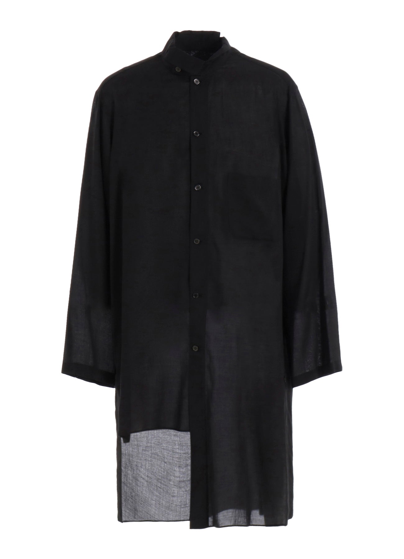 80 MODAL LOAN ASYMMETRY STAND BLOUSE