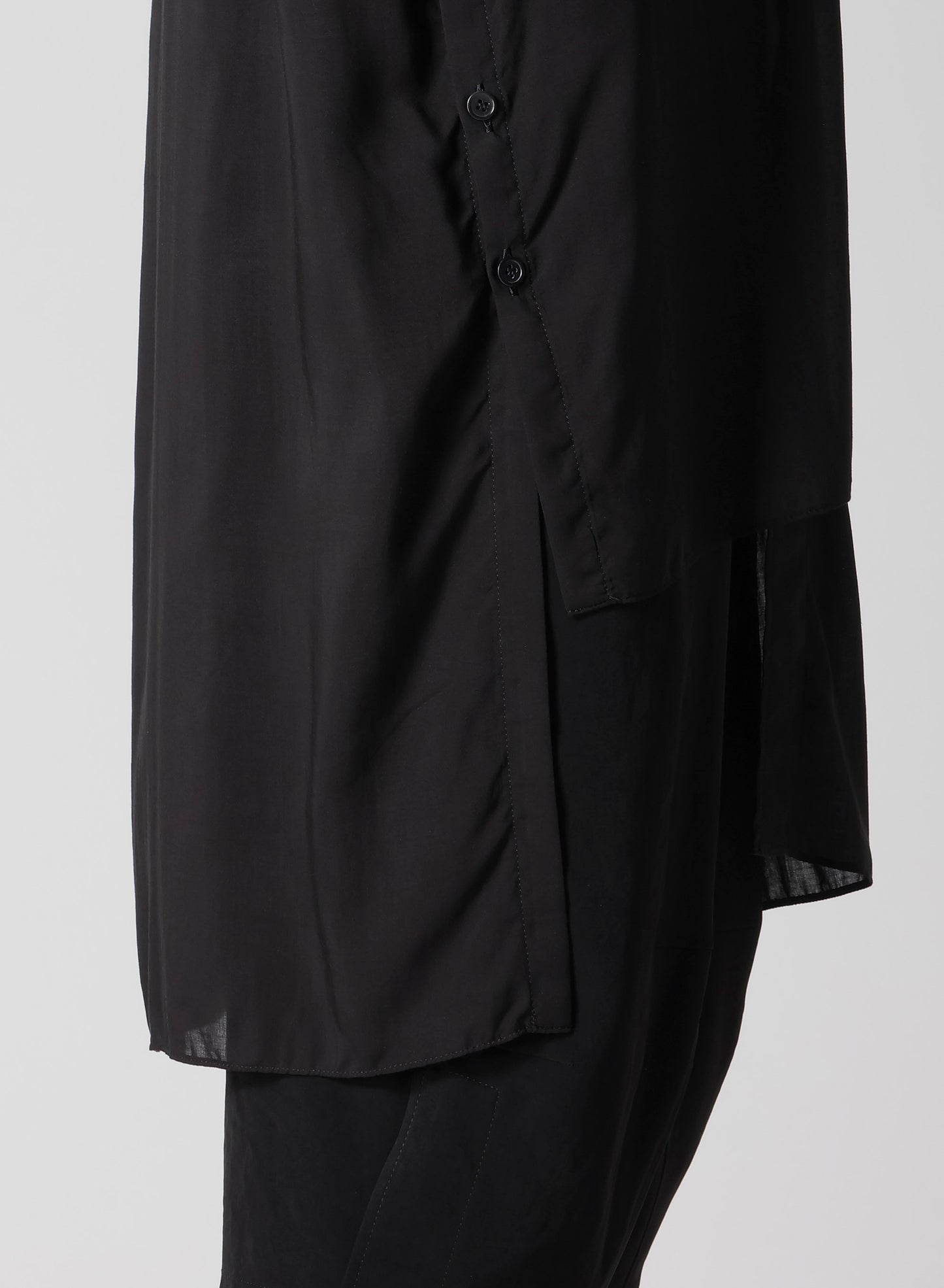 80 MODAL LOAN ASYMMETRY STAND BLOUSE