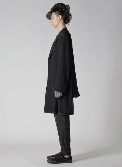 12M SILK DECINE HEM WRAPPED JACKET