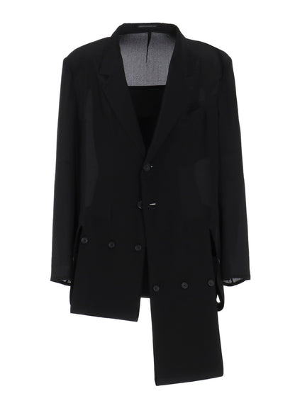 12M SILK DECINE HEM WRAPPED JACKET