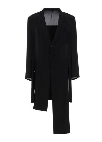 12M SILK DECINE HEM WRAPPED JACKET