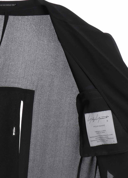 12M SILK DECINE HEM WRAPPED JACKET