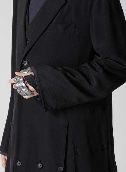 12M SILK DECINE HEM WRAPPED JACKET