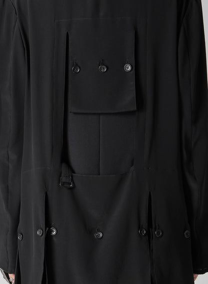 12M SILK DECINE HEM WRAPPED JACKET