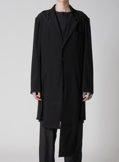 12M SILK DECINE HEM WRAPPED JACKET