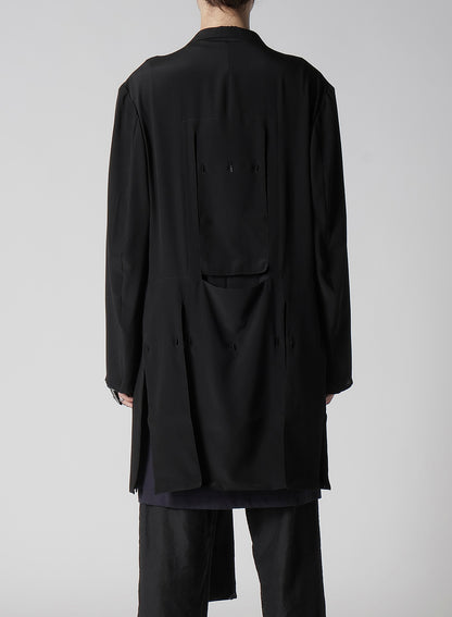 12M SILK DECINE HEM WRAPPED JACKET