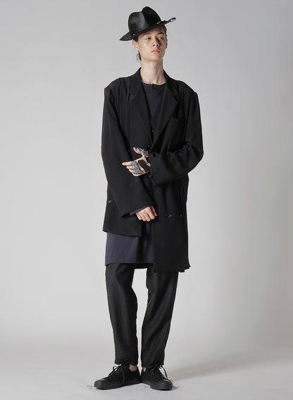 12M SILK DECINE HEM WRAPPED JACKET