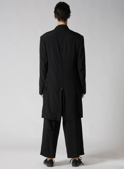 TA TUXEDO BACK CENTER FASTENER JACKET