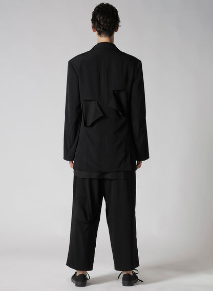 TA TUXEDO CUT-OFF OPEN JACKET