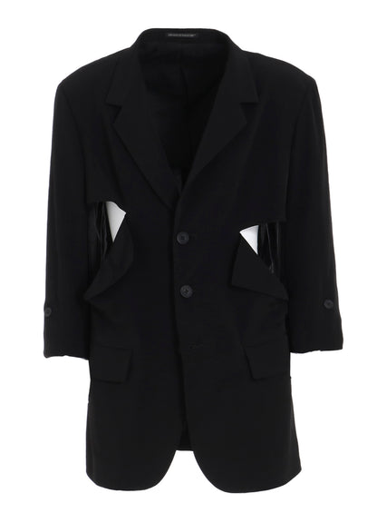 TA TUXEDO CUT-OFF OPEN JACKET