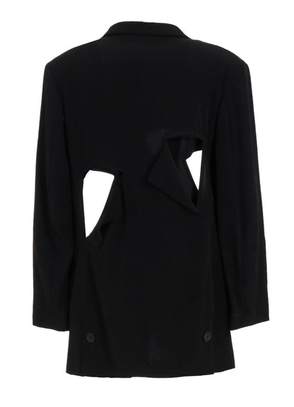 TA TUXEDO CUT-OFF OPEN JACKET