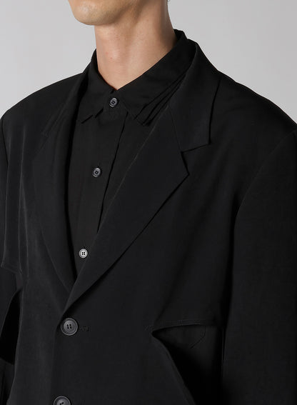 TA TUXEDO CUT-OFF OPEN JACKET