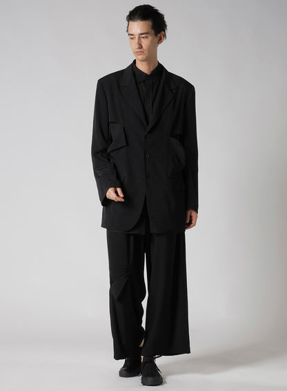 TA TUXEDO CUT-OFF OPEN JACKET