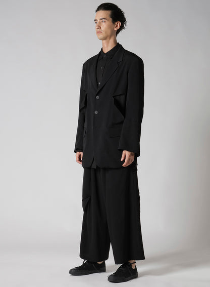 TA TUXEDO CUT-OFF OPEN JACKET