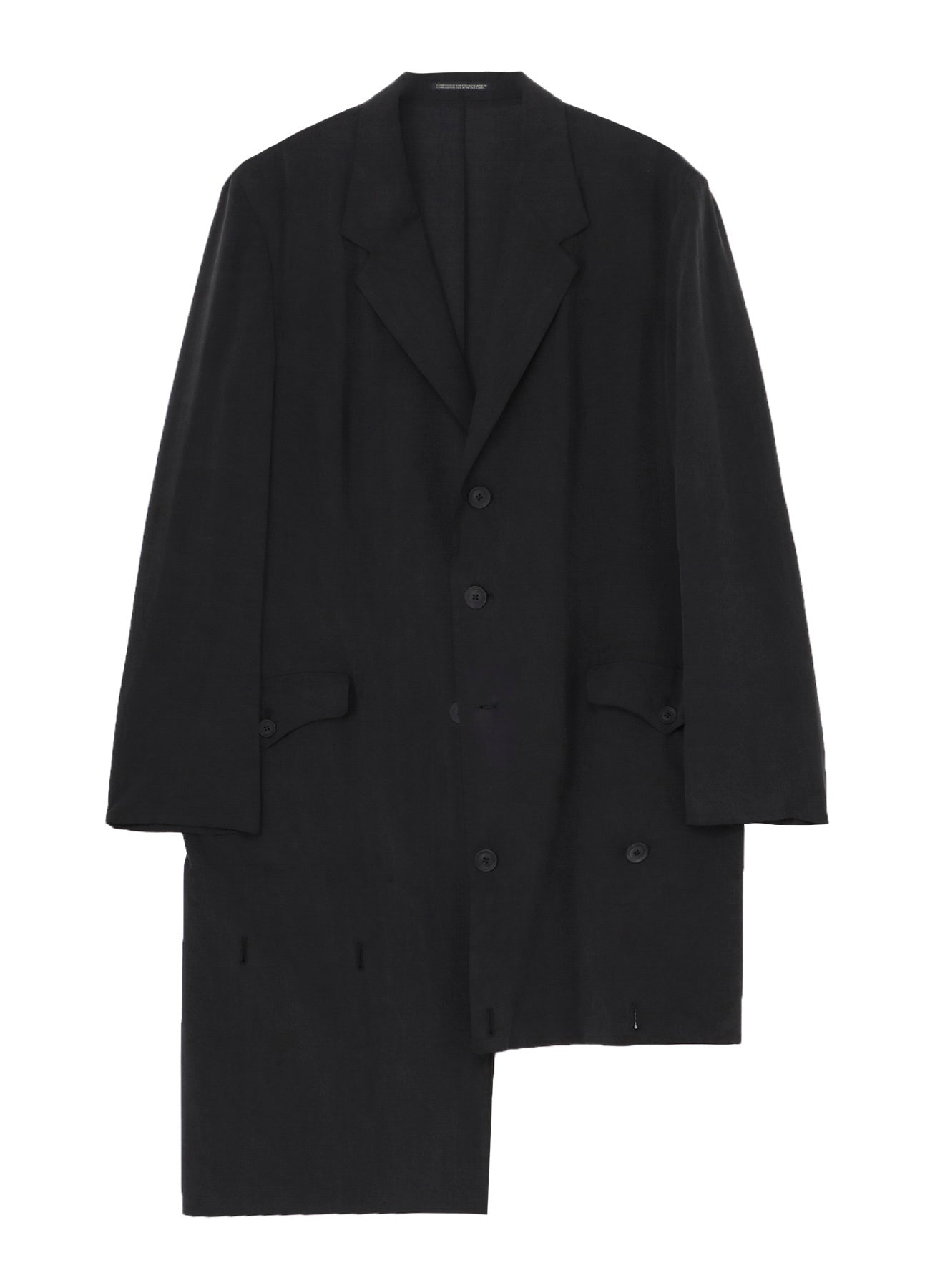 CELLULOSE OZONE HEM BUTTON DETAIL JACKET