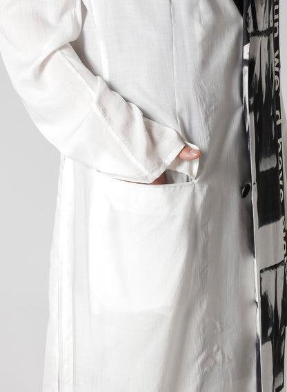 SUN MOTIF PRINTED ZIPPER JACKET