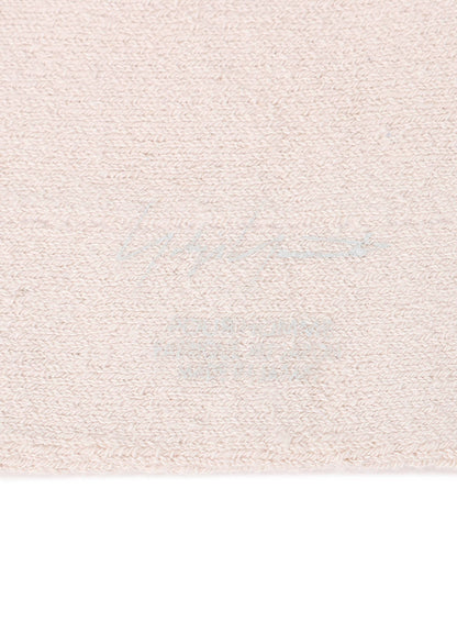 1/28 RAW SILK ANKLE RIB SOCKS