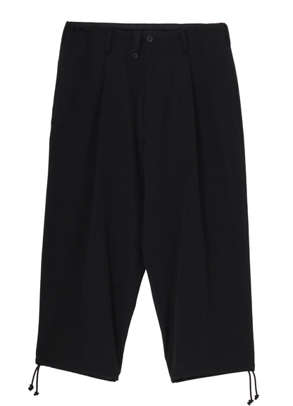 WOOL GABARDINE NEW STANDARD 2TUCKS STRING PANTS
