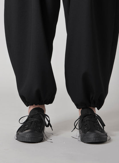 WOOL GABARDINE NEW STANDARD 2TUCKS STRING PANTS