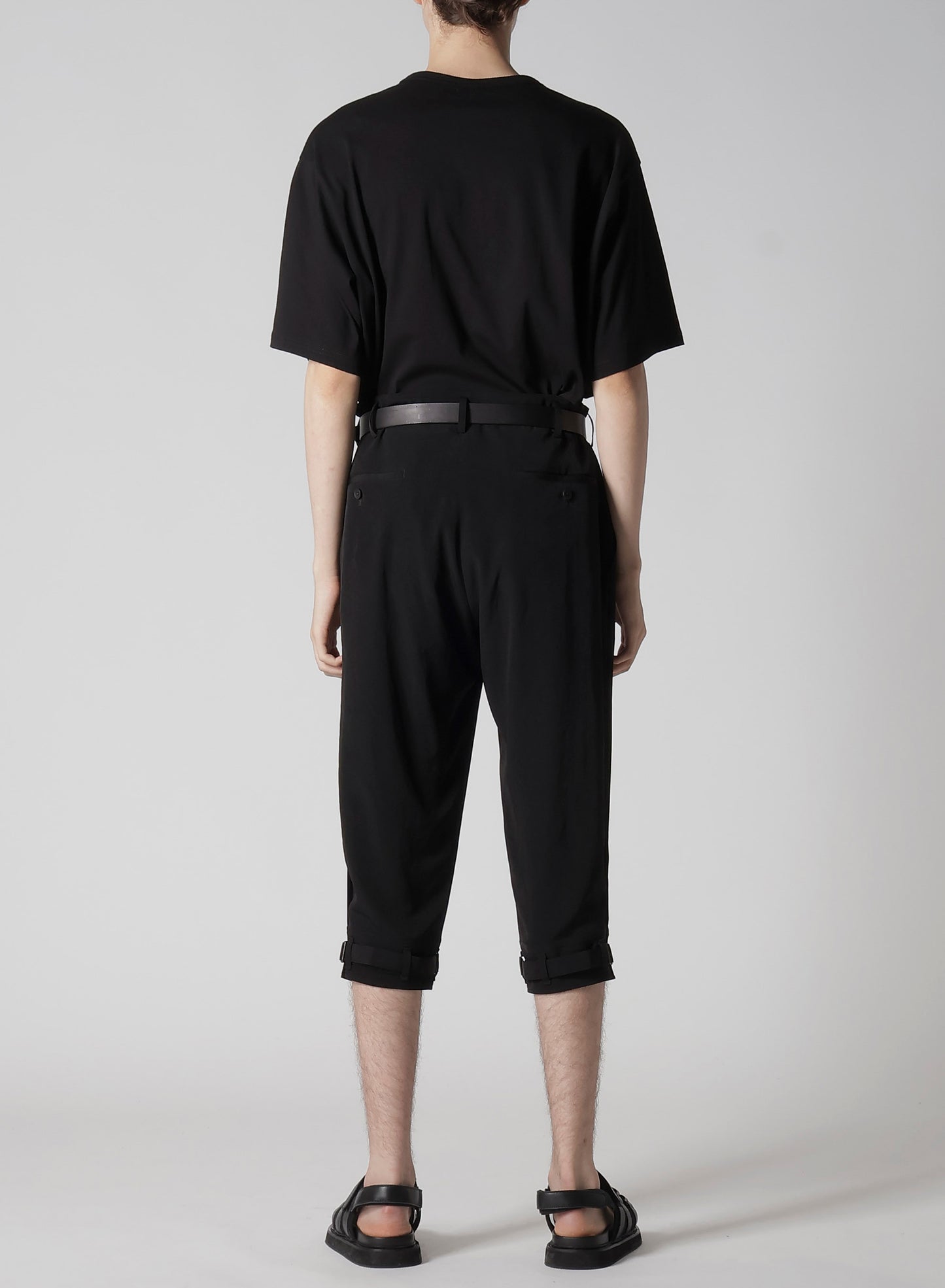TA TUXEDO BELTED HEM CUFFS PANTS