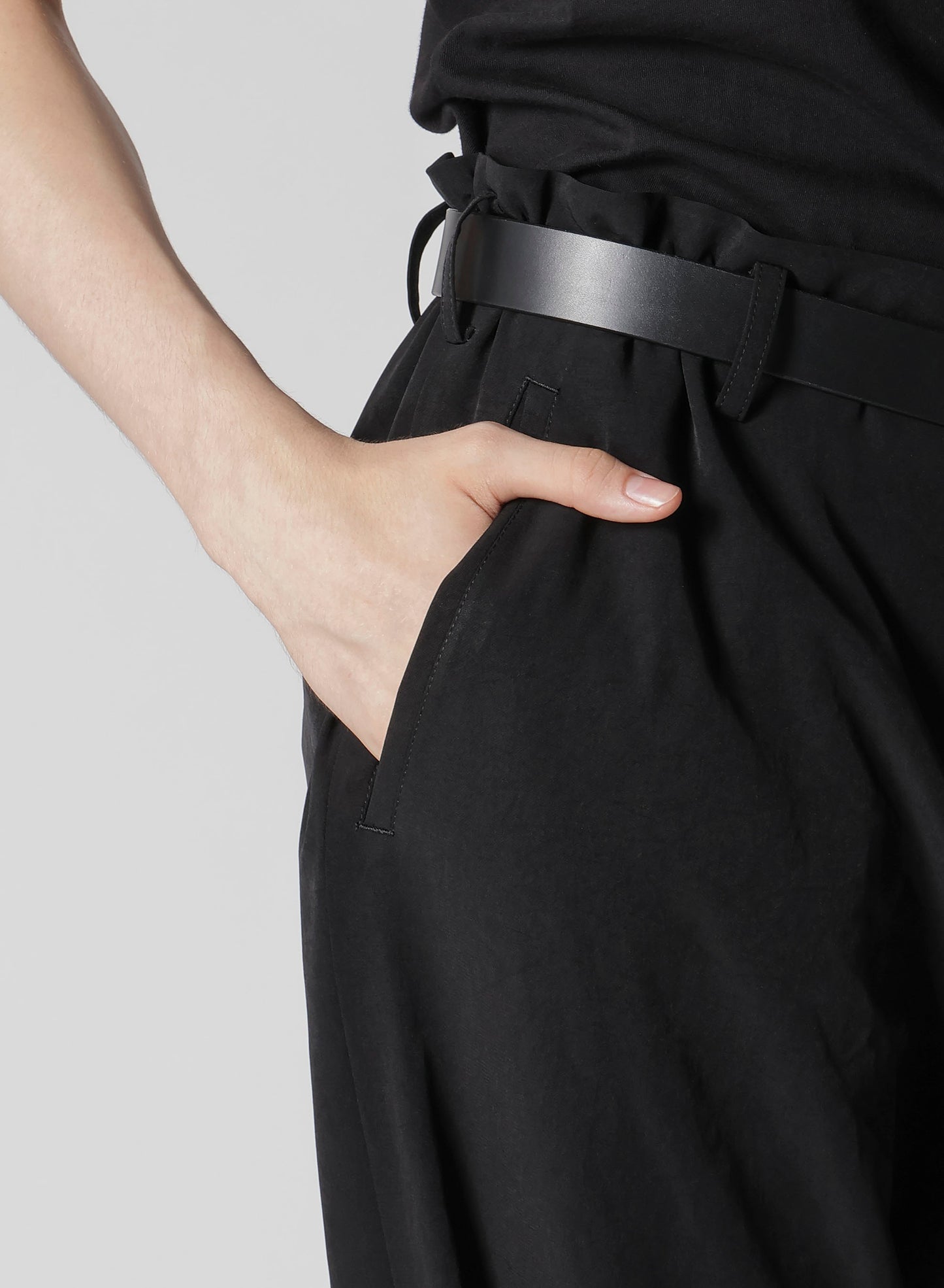 TA TUXEDO PANELLED PANTS
