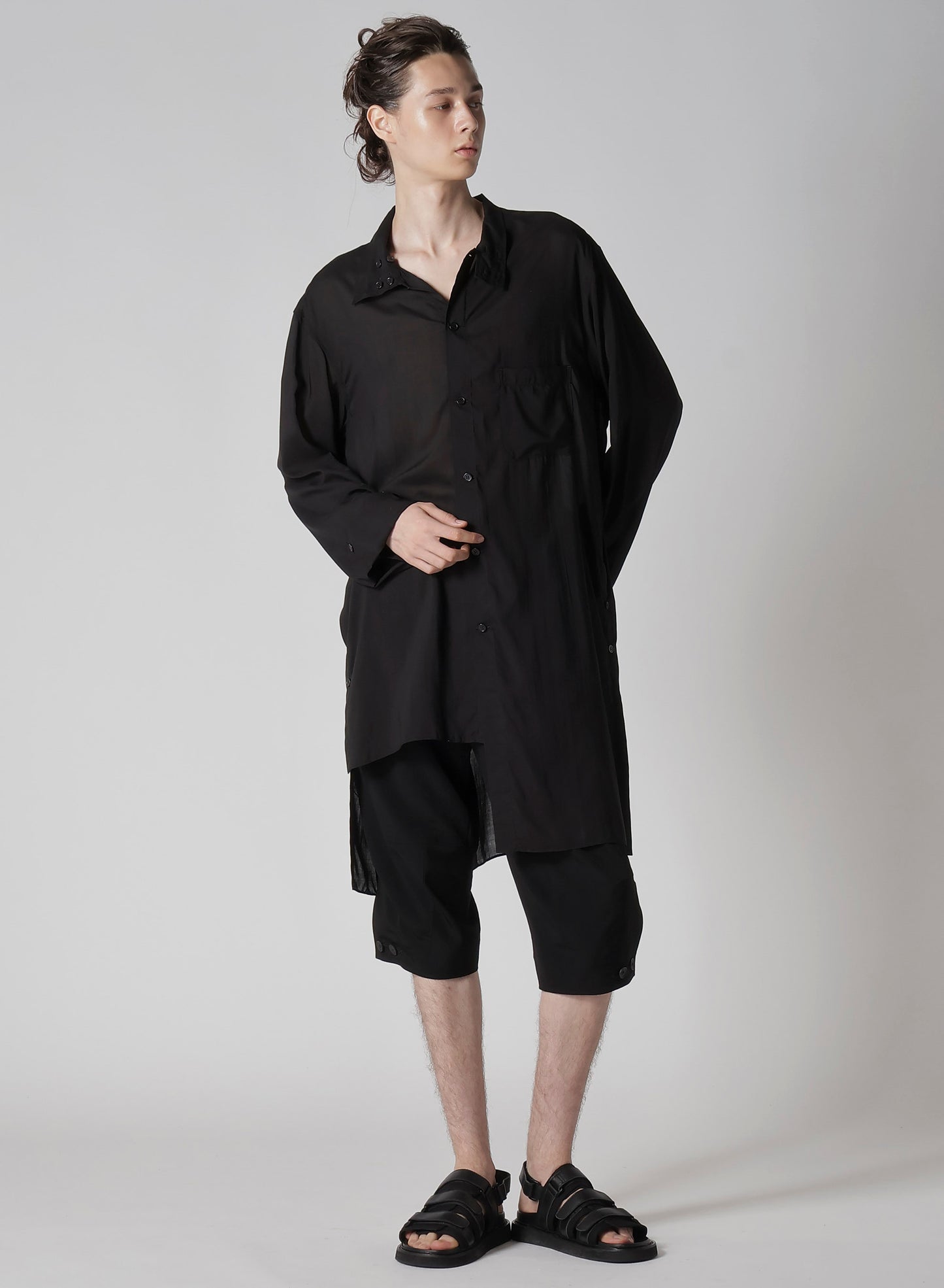 TA TUXEDO PANELLED PANTS