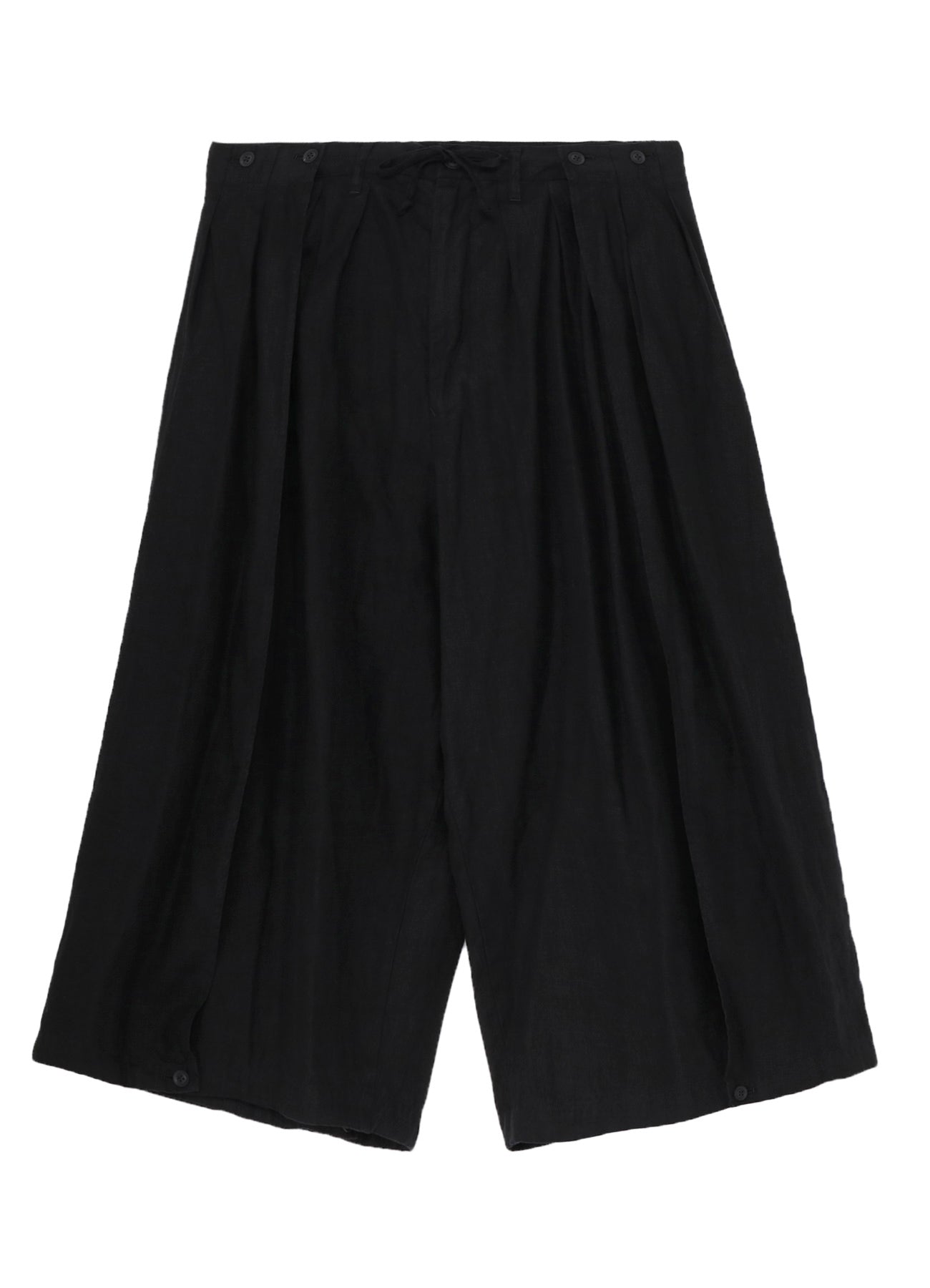 GARMENT DYE FLAX BOTH SIDES WRAP PANTS