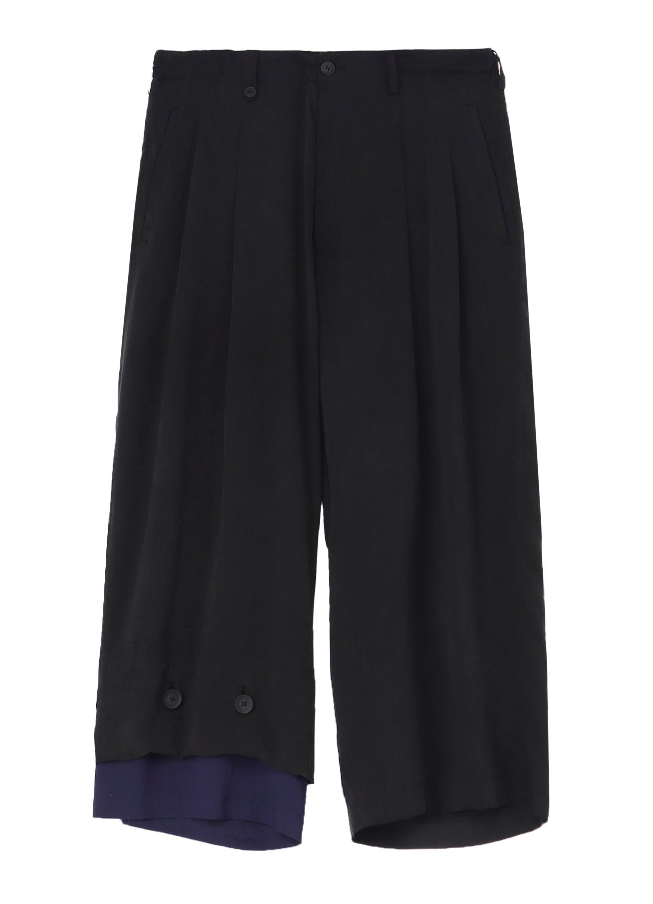 CELLULOSE OZONE PANELED HEM WIDE PANTS