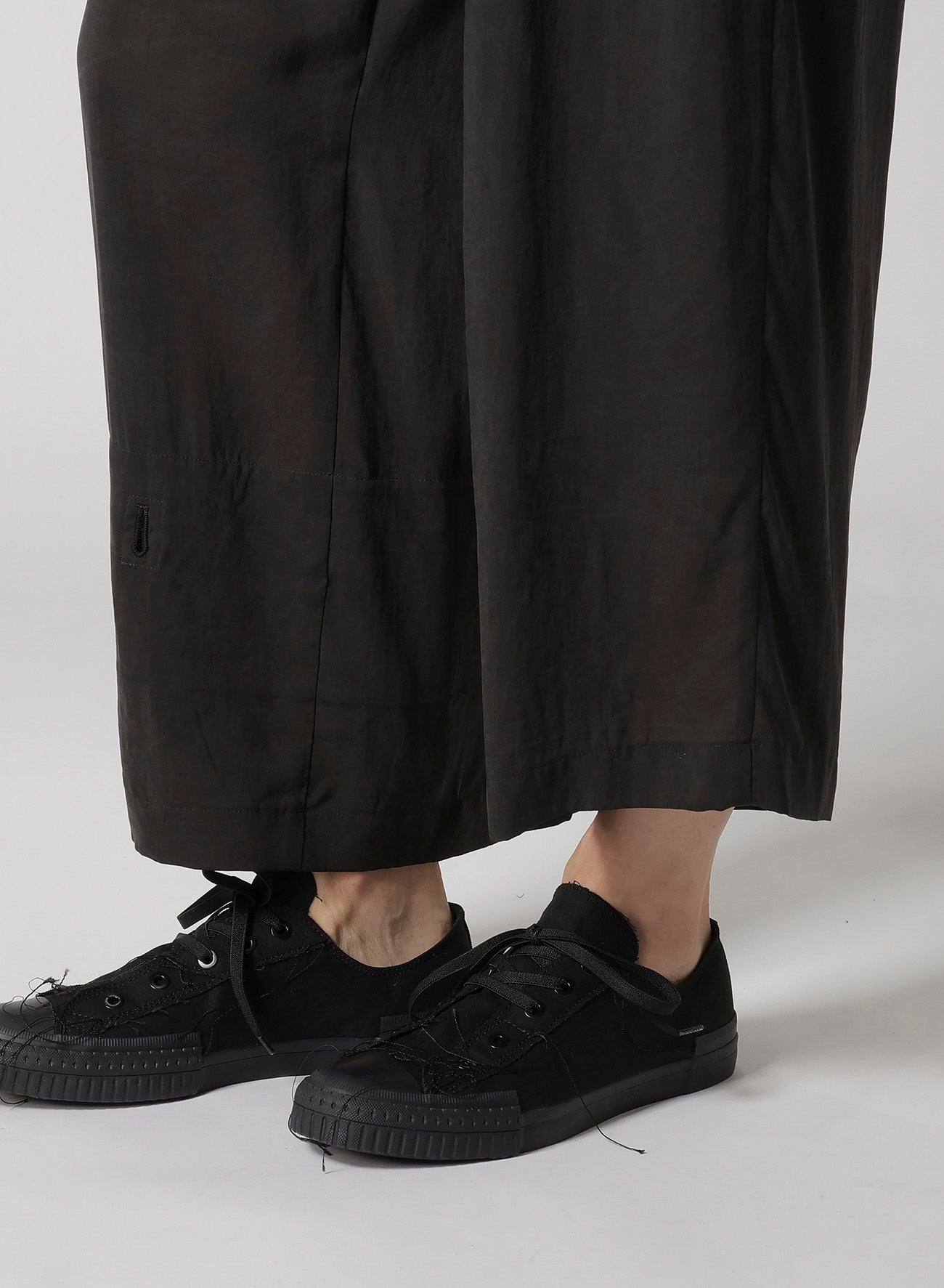 CELLULOSE OZONE PANELED HEM WIDE PANTS