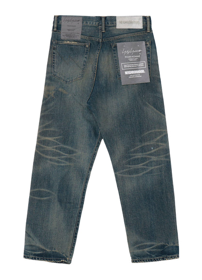Yohji Yamamoto x NEIGHBORHOOD SAVAGE DENIM DP BASIC PANTS