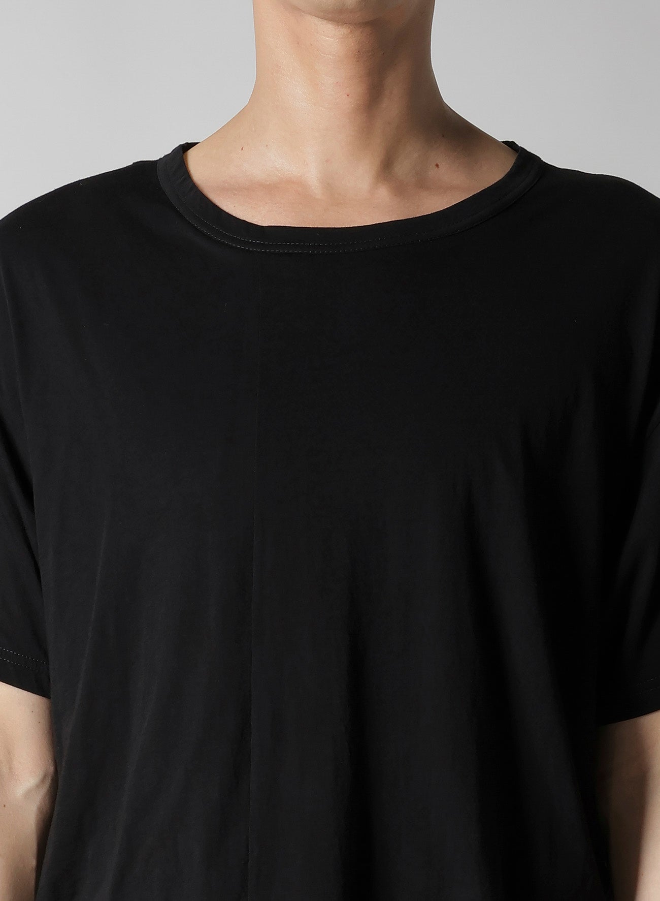 DIORAMA JERSEY ASYMMETRY HEM SHORT SLEEVE T