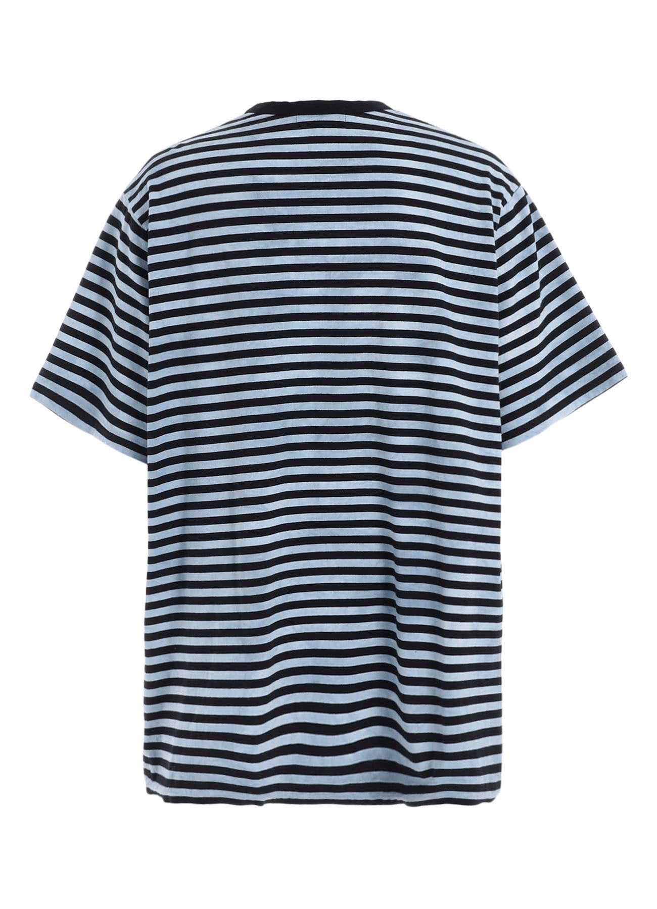40/2 JERSEY BORDER UNEVEN ROUND NECK T