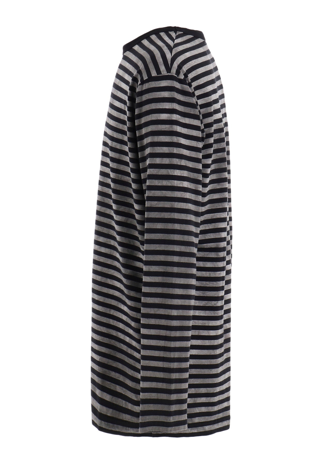 40/2 JERSEY BORDER UNEVEN ROUND NECK T