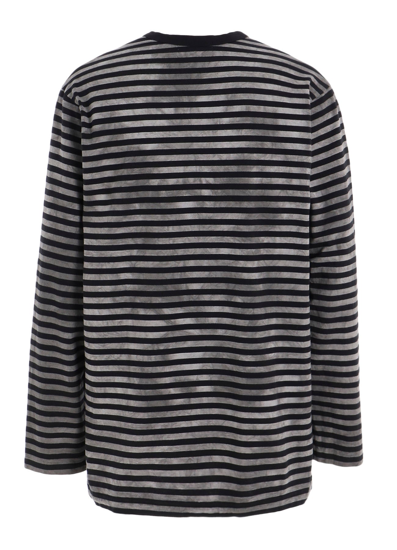 40/2 JERSEY BORDER UNEVEN ROUND NECK T