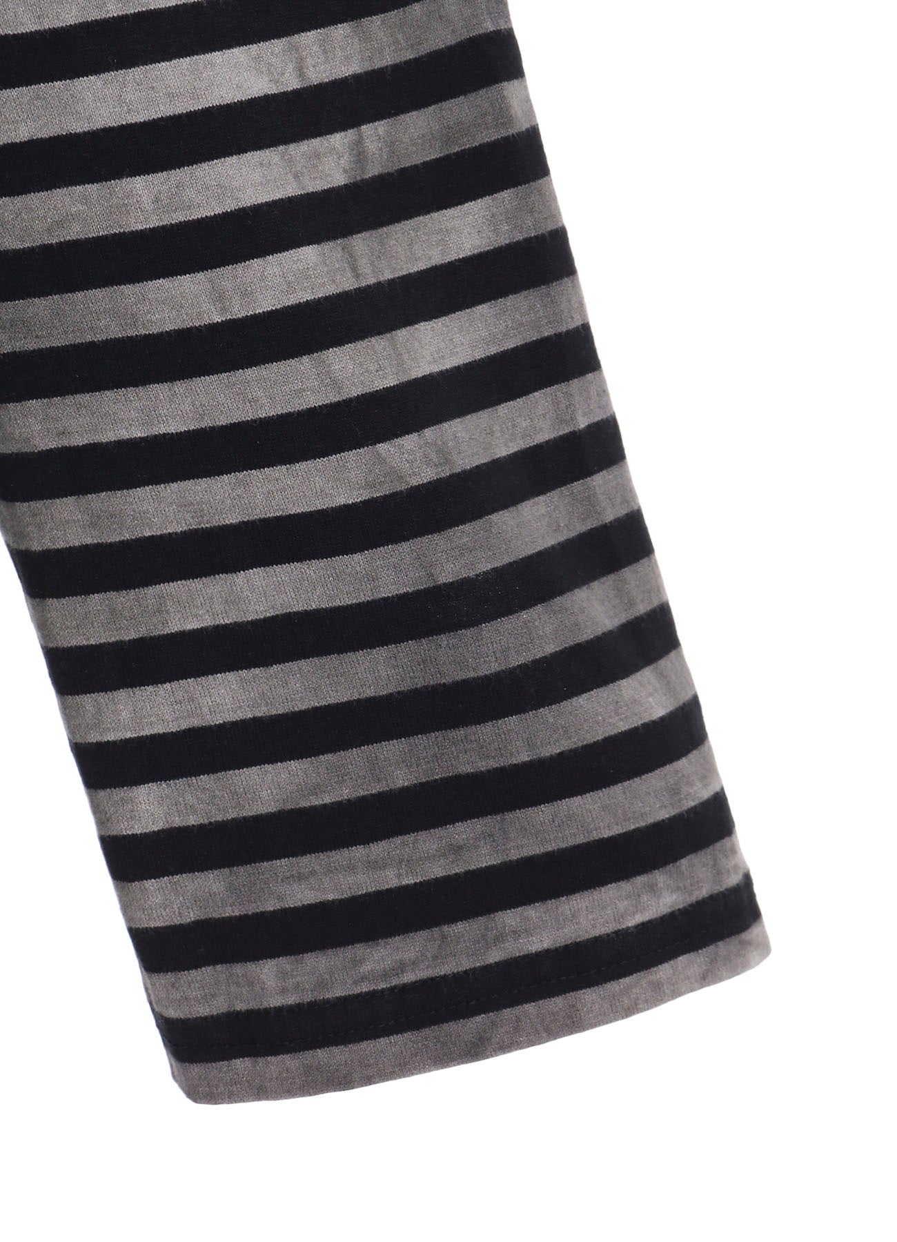 40/2 JERSEY BORDER UNEVEN ROUND NECK T