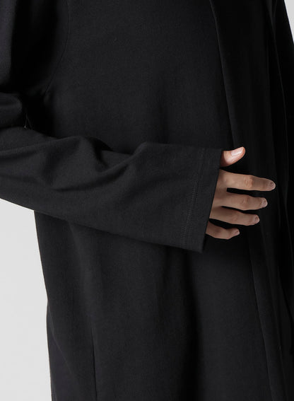 MASTERSEED SINGLE JERSEY ASSYMETRY COLLAR L SLEEVE T