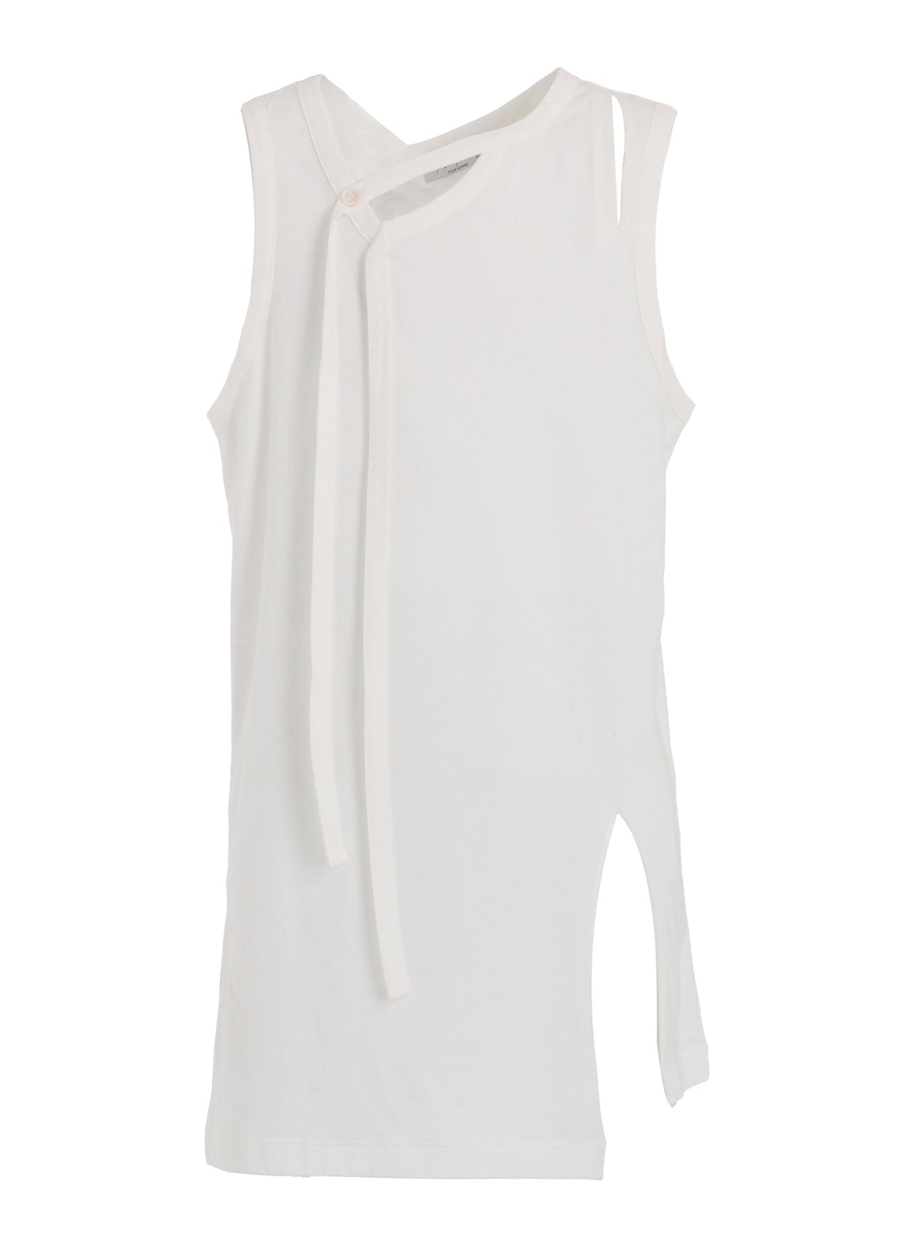 SINGLE JERSEY BINDER V NECK TANK TOP