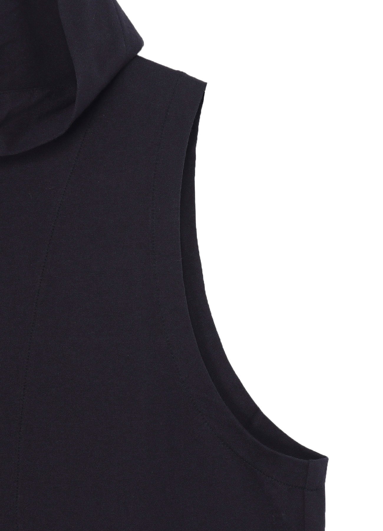 REGULATION JERSEY HOODED ZIPPER VEST