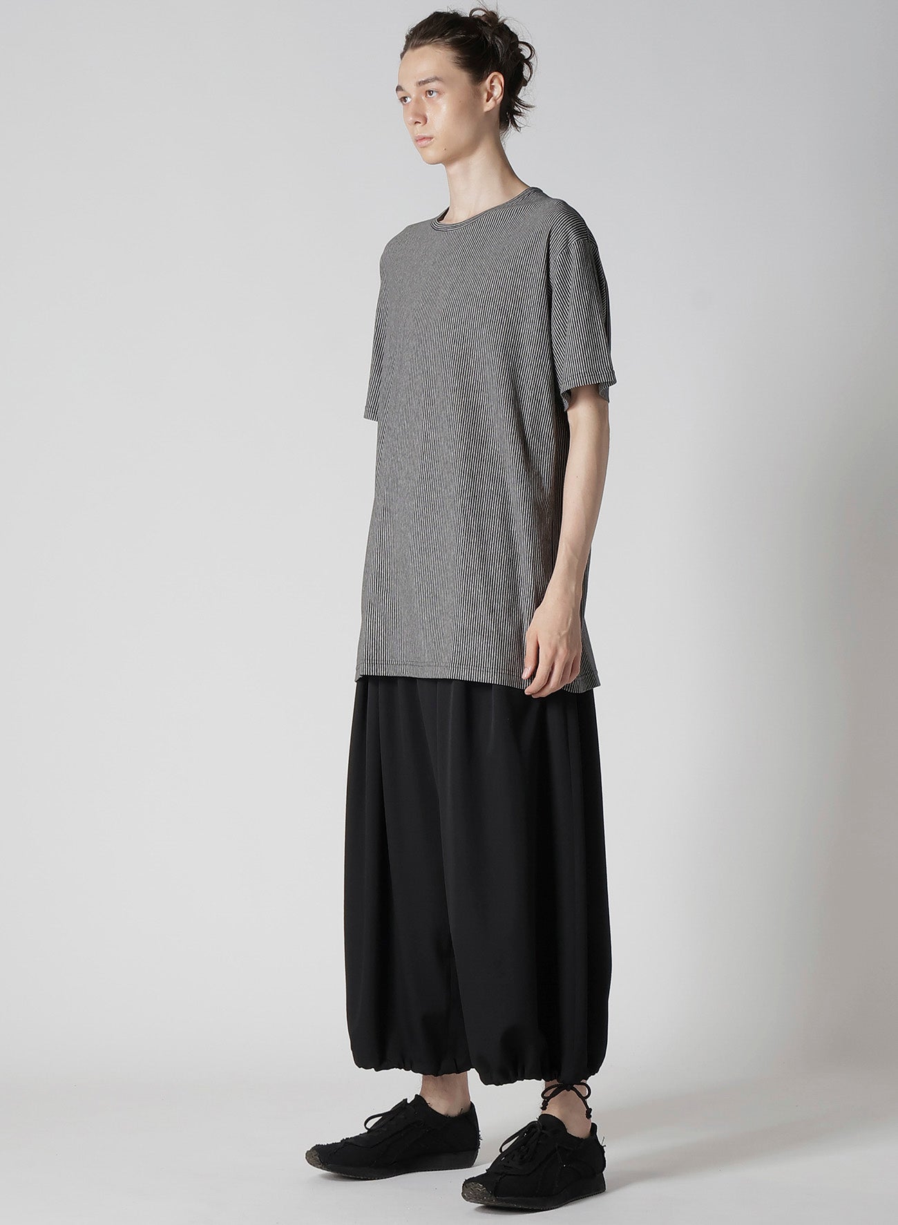 BORDER PANTS SHORT SLEEVE T