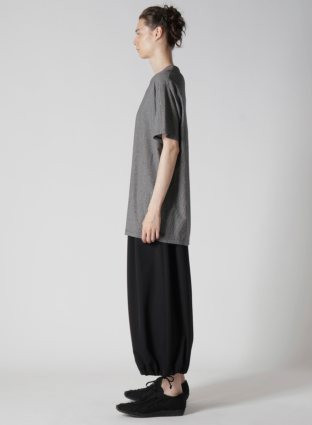 BORDER PANTS SHORT SLEEVE T