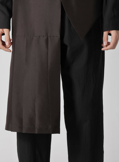16MOMME HABUTAE S PLUMP PLEATED VEST