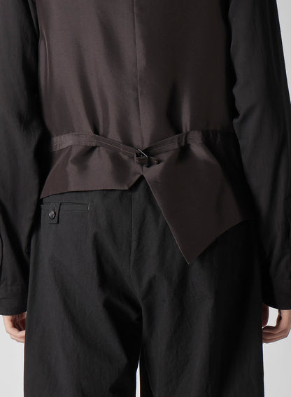 16MOMME HABUTAE S PLUMP PLEATED VEST