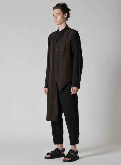 16MOMME HABUTAE S PLUMP PLEATED VEST