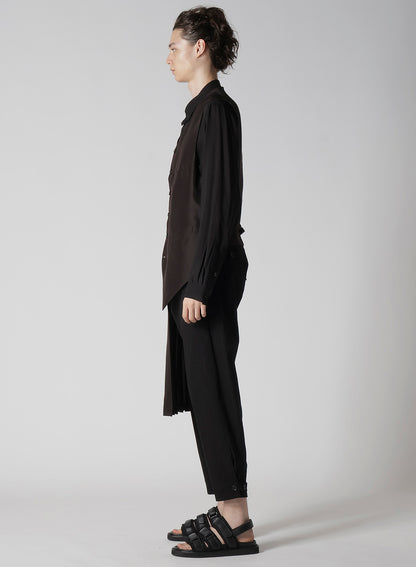 16MOMME HABUTAE S PLUMP PLEATED VEST