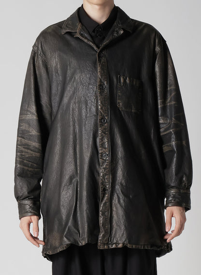 BACKLASH MIMOSA GARMENT DYED SHIRT BLOUSONS