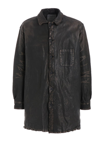 BACKLASH MIMOSA GARMENT DYED SHIRT BLOUSONS