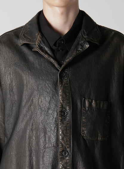 BACKLASH MIMOSA GARMENT DYED SHIRT BLOUSONS