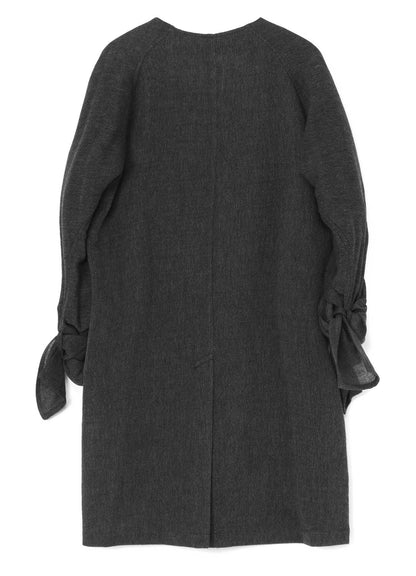 C/SOFT TWEED M-FRONT ASYMME CUFF DESIGNED D