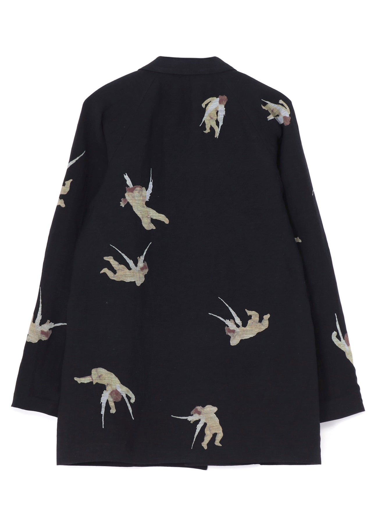 ANGEL PATTERN DOUBLE FRONT JACKET