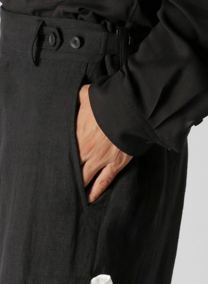 LINEN LAWN DECO GURKHA PANTS